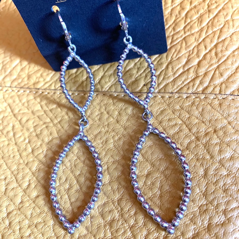 Silver earrings